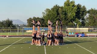 UPrep Cheer  JV Halftime  92223 [upl. by Haas]