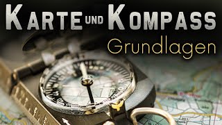 Orientieren mit Kompass und Karte  Die 3 wichtigsten Techniken  Anfänger Guide [upl. by Eilesor]