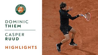 Dominic Thiem vs Casper Ruud  Round 3 Highlights I RolandGarros 2020 [upl. by Suilienroc]