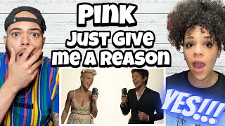 THIS WAS FANTASTIC  FIRST TIME HEARING Pink  Just give Me A Reason ft Nate Ruess REACTION [upl. by Aeresed]