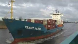 Containerschiff MS quotANNA SIRKKAquot  Kiel  Kanal  Teil 3 [upl. by Aihsem]