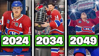 Rebuilding The Montreal Canadiens Until Franchise Mode Ends [upl. by Aneleasor]