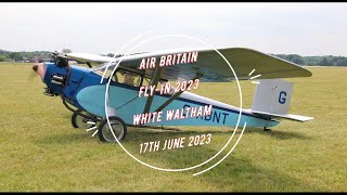 Air Britain FlyIn White Waltham 17th June 2023 4K [upl. by Everick]