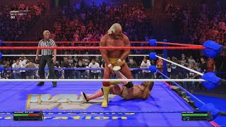 WWE 2K24 Hulk Hogan VS Ravishing Rick Rude WWF Championship [upl. by Trebmer]