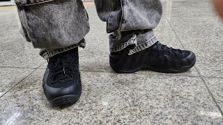 Air Foamposite one  AnthraciteBlack color Review 에어 폼포짓 원 리뷰 [upl. by Atilamrac187]