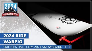 2024 Ride Warpig  SkiEssentialscom Snowboard Test [upl. by Scevor]