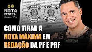 AQUECIMENTO 3  COMO TIRAR A NOTA MÁXIMA EM REDAÇÃO DA PF E PRF [upl. by Onaicram]