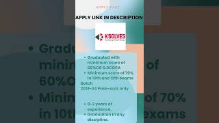 Direct Test Hiring  OFF Campus Drive For 2024  2023 Batch  Fresher Jobs  Latest Hiring 2024 [upl. by Voltz]