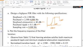 DSP  Chapter 7  Practical Design of FIR Filters [upl. by Anthiathia]