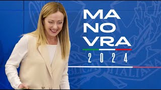 La Manovra 2024 del Governo Meloni in pillole [upl. by End]