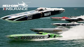 2023 Sarasota Powerboat Grand Prix  Class 1 Race  XINSURANCE Helicopter [upl. by Brenk308]