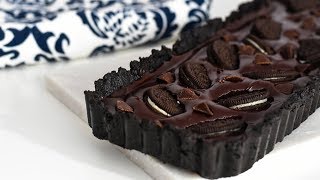 Oreo Chocolate Tart  NO BAKE [upl. by Griseldis]