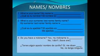 Información personal en inglés Personal Information Inglés básico Basic English Lección 17 [upl. by Atinoj91]