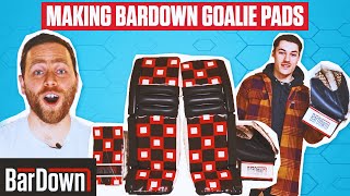 HOW TO CUSTOMIZE GOALIE PADS [upl. by Arvonio879]