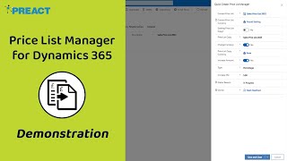 How To Quickly Update Dynamics 365 Sales Price Lists  Price List Manager [upl. by Anerb]