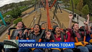 Dorney Park opens for 2024 season along with new Iron Menace rollercoaster [upl. by Mella780]