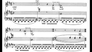 O Mensch Gib Acht Symphony No 3  G Mahler Score Animation [upl. by Crin]