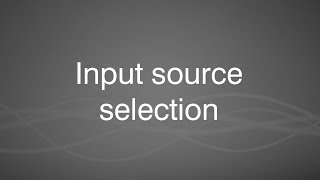 DERYtelecom  TV Input source selection [upl. by Hoye215]