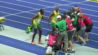 HD HQ Usain Bolt  Berlin 2009  World Record 100m 958 sec  Live Uncut [upl. by Eelrahc]