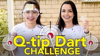 QTIP DART CHALLENGE  MERRELL TWINS [upl. by Nylatsyrc371]