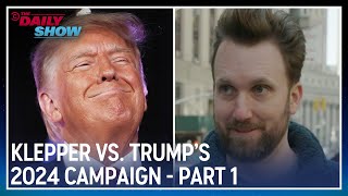 Jordan Klepper vs Donald Trumps Road to 2024 Candidacy  Part 1  The Daily Show [upl. by Rafferty]