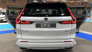 New HONDA CRV 2024  PRACTICALITY test trunk space rear door opening angle European model [upl. by Ortrude]