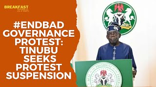 EndBadGovernanceProtests President Tinubu’s Address amp National Response [upl. by Ecertak]