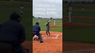 Pine tar doesn’t work baseball baseballboy baseballlifestyle [upl. by Anjela]