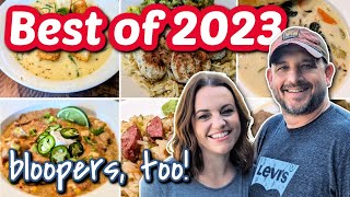 The ⭐BEST⭐ Dinners of 2023  BEST BLOOPERS of 2023 [upl. by Venditti]