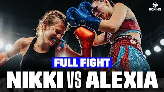 Nikki Hru vs Alexia Grace  FULL FIGHT  Misfits Boxing [upl. by Sumetra839]