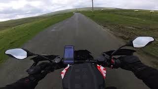 DUCATI HYPERMOTARD 950 RVE  SKIPTON TO GIGGLESWICK VIA ARNCLIFFE AND LANGCLIFFE [upl. by Hadley]