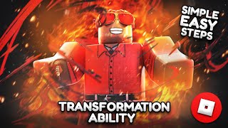 How to make a TRANSFORMATION ABILITY R6 amp R15 Simple and Easy  Roblox Studio 2023 [upl. by Ikcin]