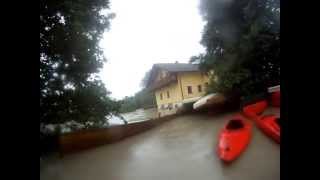 Hochwasser neuhaus am Inn 03062013 Dschungelcamp Neuhaus komplett unter Wasser [upl. by Slavic]