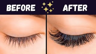 Natural Secrets 🌿 For Thick Luscious Eyelashes ✨👁️ [upl. by Gula650]