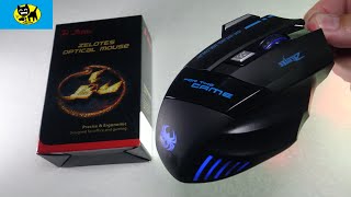 2020 Zelotes 5500 DPI 7 Button LED Optical USB Wired Gaming Mouse Mice for Pro Gamer  UNDER 10 [upl. by Aimet]