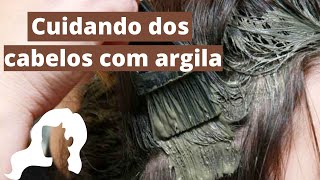 Argiloterapia capilar  Argila faz bem para o cabelo  benefícios da argila para o cabelo [upl. by Goda]