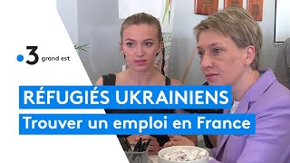 La recherche demploi des réfugiés ukrainiens en Alsace [upl. by Reggis80]