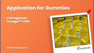 Discover the Secret of Our Carrageenan to Create Classic FruitFlavored Gummies [upl. by Vani]