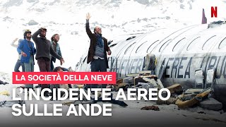 LO SCONVOLGENTE SCHIANTO AEREO sulle ANDE in LA SOCIETÀ DELLA NEVE  Netflix Italia [upl. by Bonita]