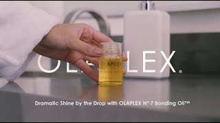 Dramatic Shine by the Drop with OLAPLEX Nº·7 Bonding Oil™ [upl. by Llezom]