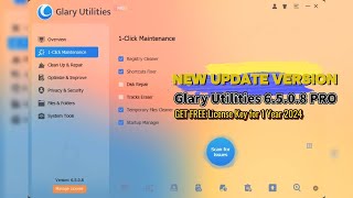 Pembaruan Baru Glary Utilities 6508 PRO 2024 Software Meningkatkan Kinerja Komputer PC [upl. by Aray]