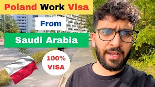 How to get Poland work visa from Saudi Arabia in 2024 [upl. by Yanehs783]