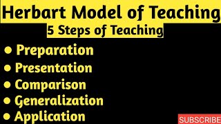 Herbarts Model of Teaching  Explain 5 steps of Herbart teaching in 5 minutes [upl. by Fruin]