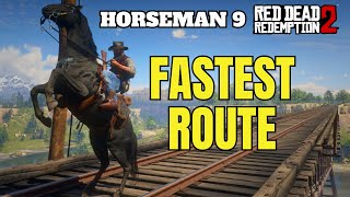 How to complete Horseman 9 as Arthur  RDR2 [upl. by Ymassej]