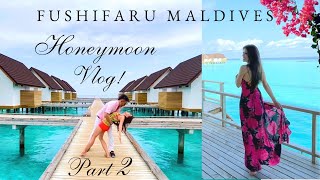 VLOG 2 Fairytale Honeymoon At the Maldives Fushifaru Island 2022  Romantic Dinner on Private Island [upl. by Nwahser]