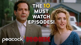 The 10 MUST Watch Monk Episodes To See Before The Movie  Monk [upl. by Ramled]