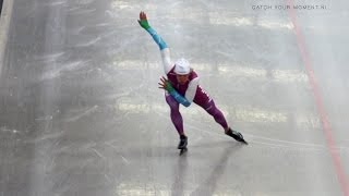 Start Techniek schaatsen Michel Mulder Slowmotion [upl. by Adnaugal]