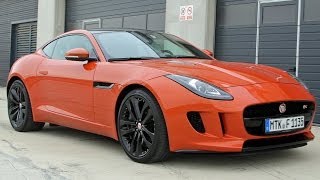 Jaguar FType R Coupé im Test  Fahrbericht  Video 2014 [upl. by Leeban]