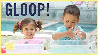 PLAY  GLOOP 2 Ingredient Sensory Slime [upl. by Nare427]