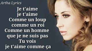 Lara Fabian  Je Taime  paroles [upl. by Joelly]